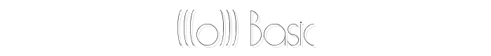 (((O))) Basic font